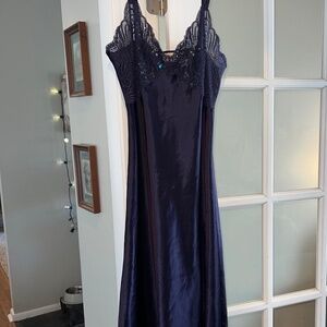 Silk night gown